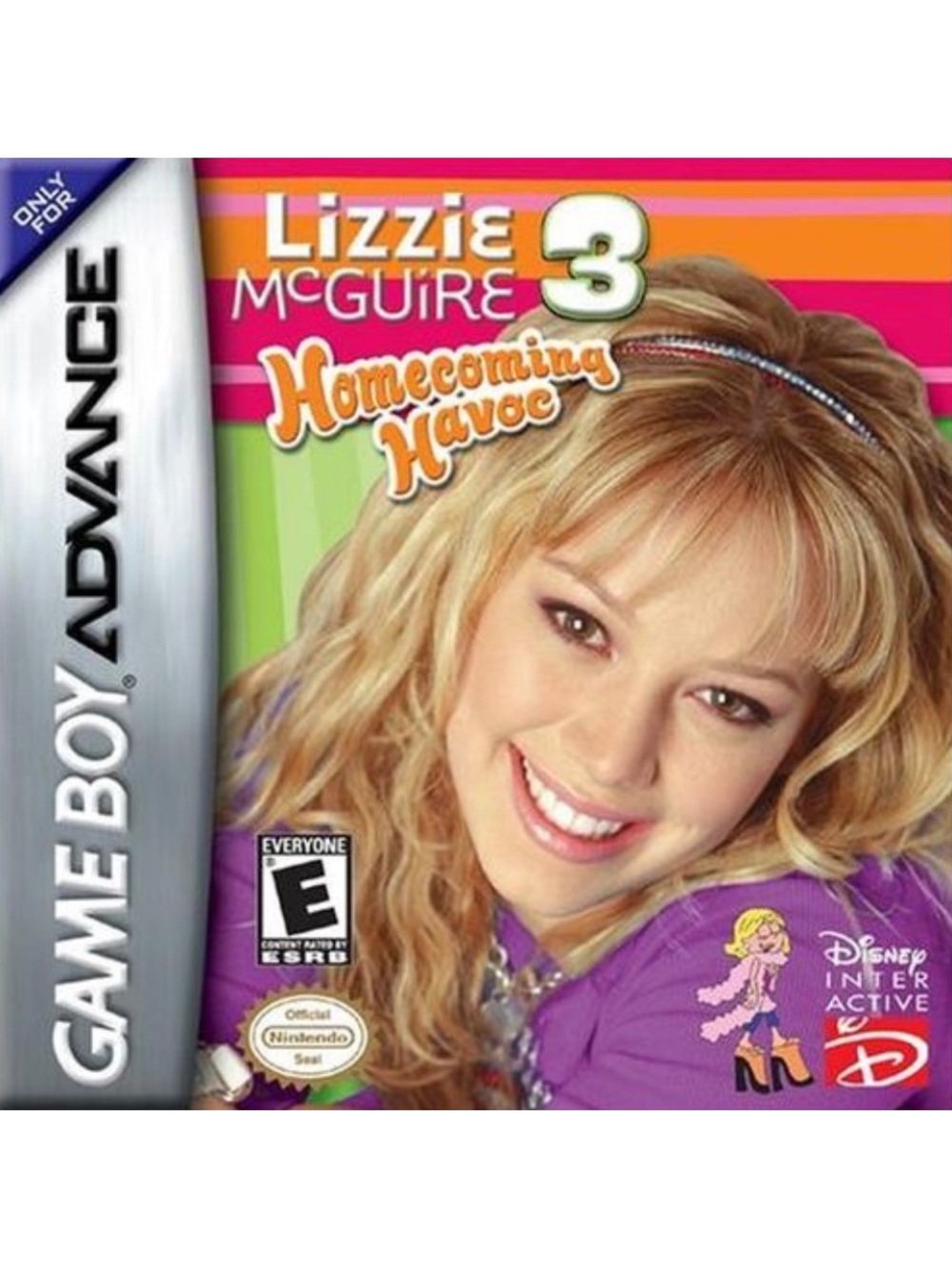 DISNEY'S Lizzie McGuire 3: Homecoming Havoc Game Boy Advance GBA Video Game
